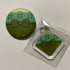 たま乱太郎　食満留三郎　アクリルチャーム＆ミニ缶バッジ