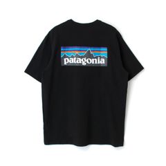 新品タグ付 Patagonia パタゴニア 半袖 Tシャツ  黒 ブラック P-6ロゴ・レスポンシビリティー BLK 38504 当店管理番号 2022101000353