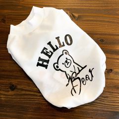 【新品】Hello bear トレーナー　SM〜 M 犬服　ドッグウェア