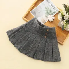☆ グレー ☆ 120cm ☆ スカート プリーツ キッズ チェック mmkst823e プリーツスカート ミニ スカート キッズ 子供服 子ども こども ボトムス ミニスカート ミニ丈 キッズ服 ウエストゴム 通園 通学 入学式 卒業式 フォーマル 結婚式