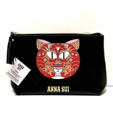 新品未使用　アナスイ　ANNA SUI ノベルティ 猫柄ポーチ