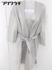 ◇ ◎ URBAN RESEARCH DOORS アーバンリサーチ ベルト付 長袖 コート サイズONE グレー レディース  【中古】 【1109130004465】