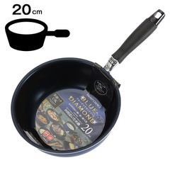 パール金属　SMART CHOICE ブルーダイヤモンドコート　IH対応いため鍋 20cm　金属　IH対応　ガス火　オール熱源対応　新生活　キッチン　台所　フライパン　自炊　大学生　社会人 家具　家電