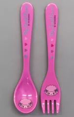 【中古】カトラリー 12.マイスウィートピアノ カトラリーセット 「サンリオ当りくじ マイメロディ マイスウィートピアノ 当りくじ」