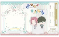 【中古】アクリルスタンド・アクリルパネル 04.糸師凛＆糸師冴(ミニキャライラスト) プレミアム アクリルジオラマプレート 「ブルーロック×サンリオキャラクターズ」