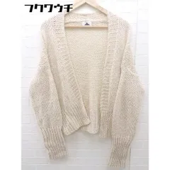 ◇ ABITOKYO アビトーキョー 長袖 ニット カーディガン ベージュ系 レディース 【中古】 【1104190003120】