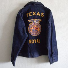 【雰囲気抜群】 FFA ファーマーズ ジャケット【ワーク ジャケット】40 TEXAS テキサス コーデュロイ 刺繍 古着 25050442