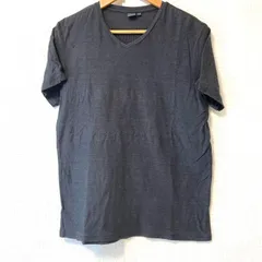 (^w^)b CK Calvin Klein シーケー カルバンクライン Vネック 半袖 Tシャツ コットン100% TEE 無地 シンプル トップス 爽やか カジュアル グレー メンズ 男性 サイズM