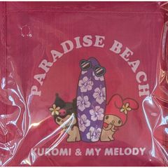 沖縄限定　Sanrio　サンリオ　日焼けクロミ＆マイメロ　折り畳みエコバッグ