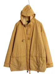 【お得なクーポン配布中!】 90s バナナリパブリック マウンテンパーカー ジャケット メンズ M / オールド アウトドア マンパ ジャンパー フルジップ コットン リネン