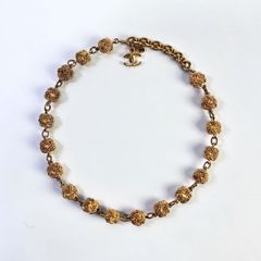 ORANIUM PARIS ヴィンテージ ピーチストーン ネックレス ジュエリー 