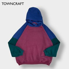 TOWNCRAFT プルオーバー パーカー スウェット マルチカラー ラグラン