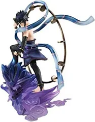 【中古】(未使用･未開封品)G.E.M.シリーズ remix NARUTO -ナルト- 疾風伝 うちはサスケ 雷神 約180mm PVC製 塗装済み完成品フィギュア メガハウス