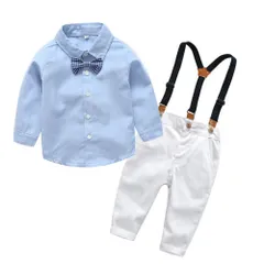 ☆ ホワイト ☆ 100cm ☆ フォーマル 上下セット 男の子 pkbmtz38 男の子 セットアップ フォーマル タキシード風 スーツ フォーマルスーツ サロペット ワイシャツ キッズ 子供服 ベビー服 子供 こども 子ども おしゃれ お宮参り 入園式