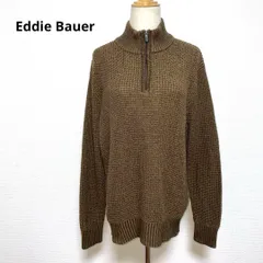 Eddie Bauer エディーバウアー ハーフジップ ニットセーター Lサイズ