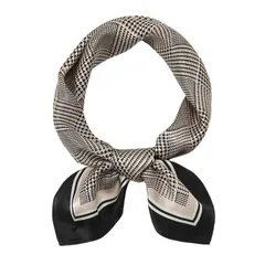 【特価セール】[RIIQIICHY] スカーフレディースシルク100% 正方形通勤オフィス制服用スカーフ