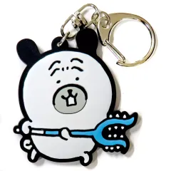 【中古】雑貨 パグさん(さすまた) 「自分ツッコミくま×ちいかわ なんか小さくてかわいいやつ ナガノマーケット ラバーキーホルダー2」