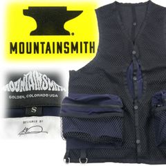 【新品】 MOUNTAIN SMITH / マウンテンスミス　リバーシブル ベスト 撥水 ストレッチ メッシュ 止水ジップ ネイビー 紺 アウトドア キャンプ F/CE エフシーイー