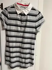 Tommy Hilfiger(トミーヒルフィガー) デニム ストライプ ポロ M