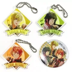【中古】雑貨 C.二階堂大和＆六弥ナギ＆和泉三月 アクリルキーホルダー＆缶バッジセット 「アイドリッシュセブン」