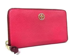 TORY BURCH トリーバーチ レザー ラウンドファスナー 長財布 ウォレット 小銭入れ 札入れ レディース マゼンタピンク系 DE3458