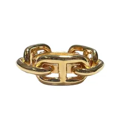 Hermès　エルメス　ルガテ　シェーヌダンクル　スカーフリング　ゴールド