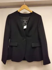 M28　ストロベリーフィールズ　STRAWBERRYｰFIELDS　レディース　ノーカラージャケット　オフィスカジュアル　フォーマル