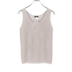 シャネル CHANEL ニット ココマーク P34798K01095 グレー レーヨン タンクトップ ニット レディース Used Aのサムネイル