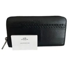 COACH コーチ F21369 長財布 財布 ステッチ ラウンドファスナー