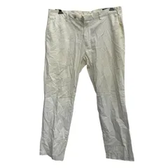 Polo Ralph Lauren チノパンツ W36 ホワイト ポロラルフローレン ジップアップ ポロチノ 古着卸 アメリカ仕入 2505-556