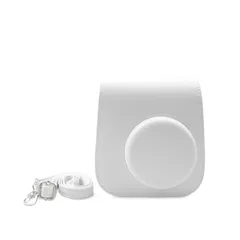 【新着商品】kinokoo チェキケースfujiチェキinstax mini11/MINI8/mini8+/mini9ケース instax mini11/mini 9/mini8/mini8+カメラケース チェキ保護バッグ ショルダーストラップ付き（ホワイト