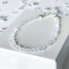 GRA証明書付】モアサナイト テニスネックレス 5mm 22inch シルバー 