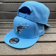 USA仕様 9FIFTY ニューエラ MLB フロリダ マーリンズ Marlins スナップバックキャップ Essentials Sky Blue (950-201)
