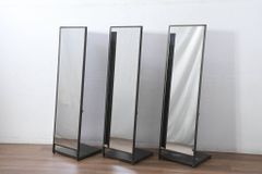 ★事前問合せ必須★ エグジットメタルワークサプライ EXIT METAL WORK SUPPLY スタンドミラー 中古 3台セット 姿見 鏡 店舗什器 リペア＋発送まで3週間前後 R-081168