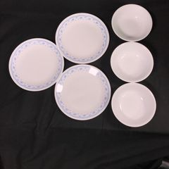 CORELLE コレール モーニングブルー 食器 6点セット プレート サラダボウル