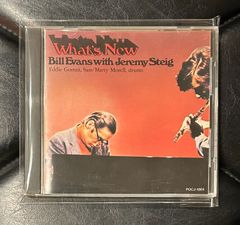 【国内盤CD】ビル・エヴァンス - ジェレミー・スタイグ 「ホワッツ・ニュー」 Bill Evans