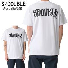 【新品】エスダブル Tシャツ S/Double AU限定 Design By Tee T-Shirt 半袖 ホワイト ロゴ ストリート メンズ レディース ユニセックス 正規品