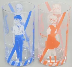 【中古】マグカップ・湯のみ 碇シンジ＆渚カヲル/式波・アスカ・ラングレー＆綾波レイ グラスセット 「エヴァンゲリオン」