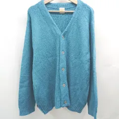 ■ ⊇　KOOKYNクーキン 秋冬系 長袖 ニットセーターカーディガン サイズF ブルー系 メンズ　レディース E  【1507080007343】