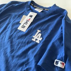 ●送料390円可能商品 ドジャース DODGERS MLB 新品 メンズ メジャーリーグ 大谷翔平 山本由伸 半袖 Tシャツ[C5433MR-65-L] 一 三 弐★QWER