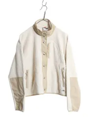 【お得なクーポン配布中!】 US企画 ノースフェイス クラグモント フリース ジャケット レディース M / カーディガン ハイネック ボア パイル 短丈 ブルゾン ナチュラル