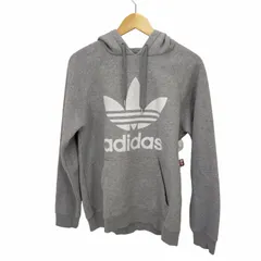 アディダスオリジナルス adidas Originals フロント トレフォイルロゴ プリント スウェット パーカー メンズ JPN：M 