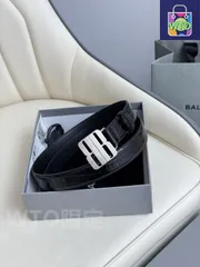 【今日特価】Balenciaga スタイリッシュレザーベルト
