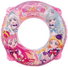 イガラシ プリキュアうきわ 55cm（ロープ付き） 膨らんだ状態のウキワの内周は約80～85cm