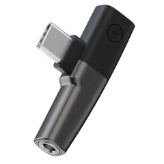 【iPhone 16/15 シリーズ対応】 2in1 タイプC イヤホン変換 アダプタ Topamz Type C to 3.5mm イヤホンジャック 変換アダプター 音楽聞きながら充電でき PD 100W急速充電 DAC搭載 Hi-Fi音質 通話/音量調節/