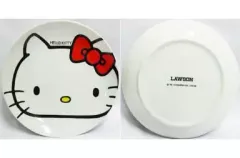 【中古】皿・茶碗(キャラクター) キティ オリジナルデザインプレート 「ハローキティ」 ローソン限定