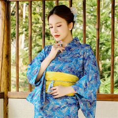 F386☆送料込み❣️ 浴衣 5枚 まとめ売り❣️ 即日発送】【浴衣セール】ベージュ地x小花柄浴衣 【浴衣3点