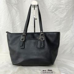 【最終価格 美品】コーチ 黒レザー トートバッグ （A4対応） コーチ COACH レザー トートバッグ 黒 A4収納 F18336 管理2