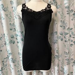 【未使用】Ray Cassin レイカズン レース タンクトップ ブラック
