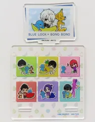 【中古】コースター 集合 アクリルコースタースタンド 「ブルーロック×ぼのぼの in TSUTAYA 第3弾～夢のぼのぼのランド～」